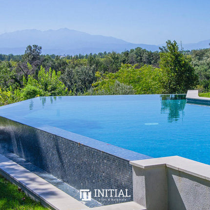 Swimming Pool Mosaic Ezzari Zen Blue & Grey Marbling ,