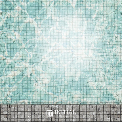 Swimming Pool Mosaic Ezzari Zen Mid Grey & Black Marbling ,