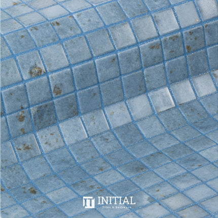 Swimming Pool Mosaic Ezzari Zen Light Blue Marbling ,