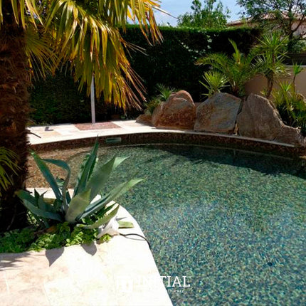 Swimming Pool Mosaic Ezzari Zen Varied Brown Rusty Tones ,