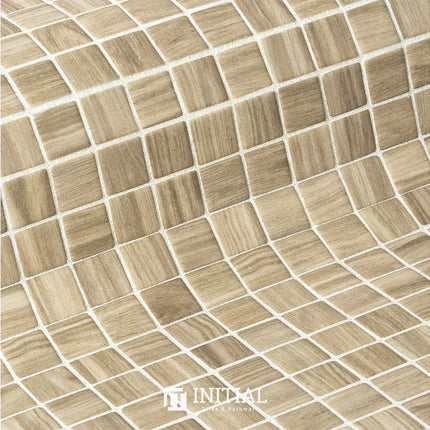 Swimming Pool Mosaic Ezzari Zen Mid Brown Oak ,