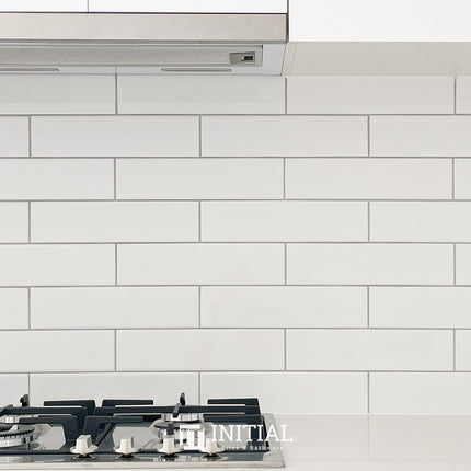 Beautiful Gloss White Bathroom Feature Tile 75X300 ,