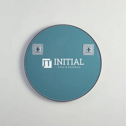 Olivia Matt Black Framed Round Mirror, 3 Sizes ,