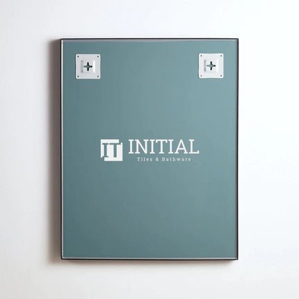 Qubist Matte Black Framed Rectangular Mirror, 5 Sizes ,