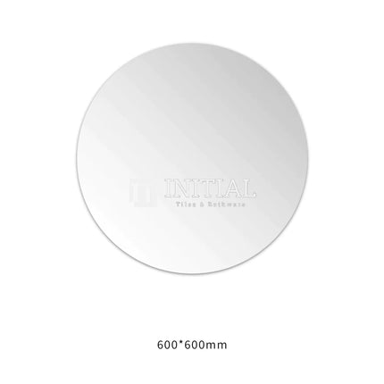 Pencil Edge Round Mirror, 5 Sizes , 600mm