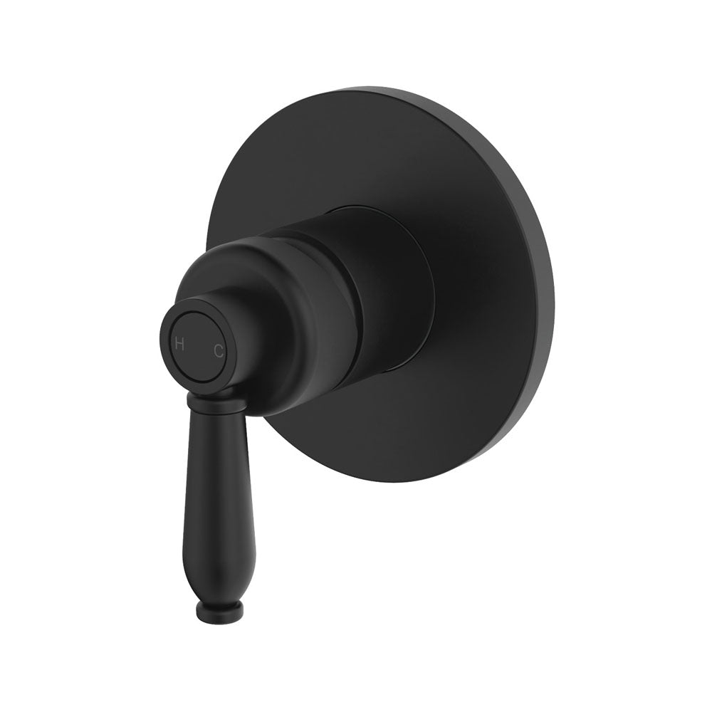 Fienza Eleanor Wall Mounted Shower Mixer Matte Black , Default Title