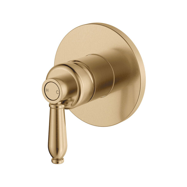 Fienza Eleanor Wall Mounted Shower Mixer Gold , Default Title