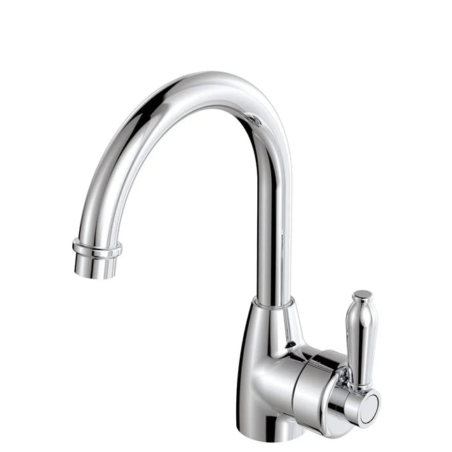 Eleanor Gooseneck Basin Mixer Chrome