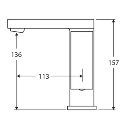 Fienza Jet Gooseneck Chrome Basin Mixer Tap ,