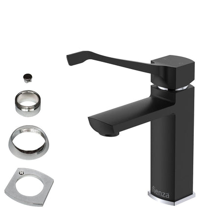 Fienza Koko Care Basin Mixer Tap Matte Black ,