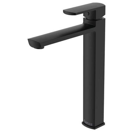 Fienza Koko Matt Black Fixed Basin Mixer Tap, 3 Sizes