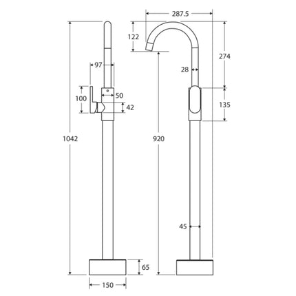 Empire Floor Standing Mixer ,