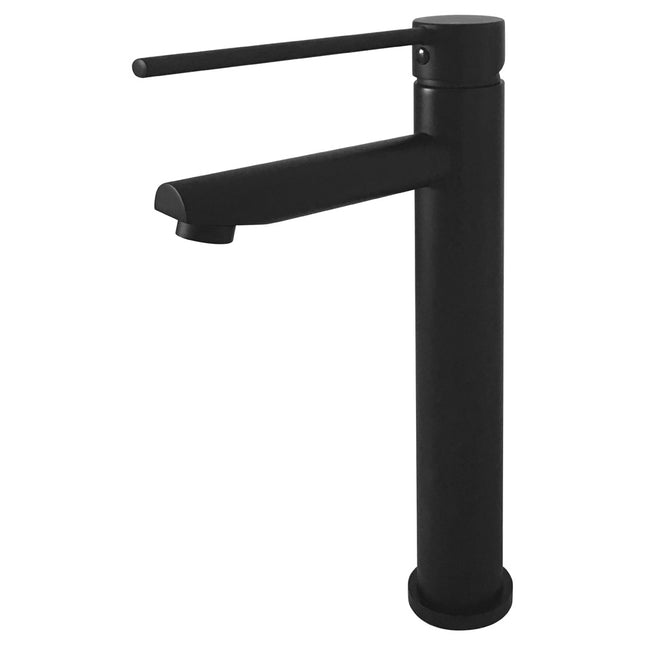 Fienza Hustle Care Matte Black Basin Mixer Tap