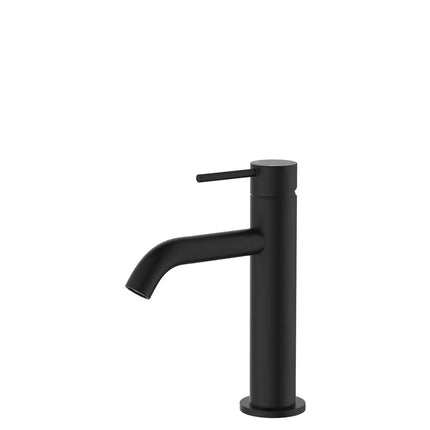 Fienza Kaya Basin Mixer Tap Matte Black, 3 Sizes