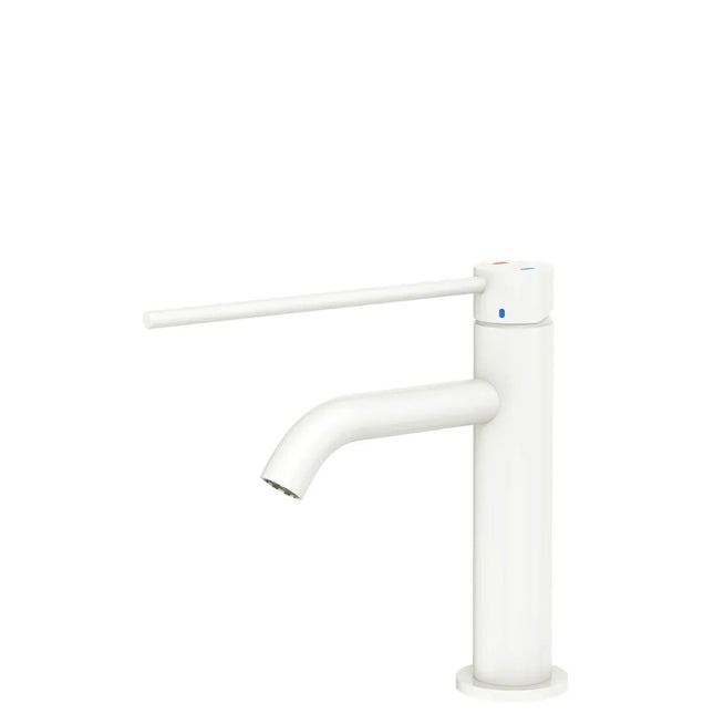 Fienza Kaya Care Basin Mixer Matt White, 3 Sizes