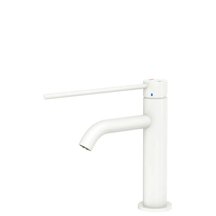 Fienza Kaya Care Basin Mixer Matt White, 3 Sizes