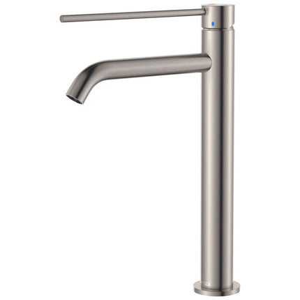 Fienza Kaya Care Basin Mixer Brushed Nickel, 3 Sizes