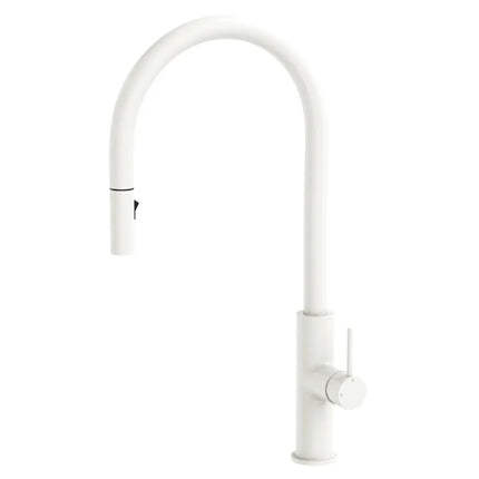 Kaya Pull Out Sink Mixer Matte White ,