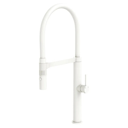 Kaya Pull Down Sink Mixer Matte White ,