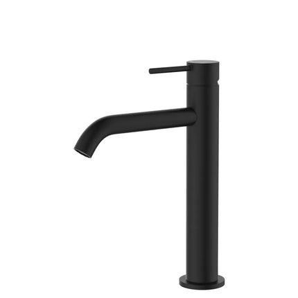 Fienza Kaya Basin Mixer Tap Matte Black, 3 Sizes