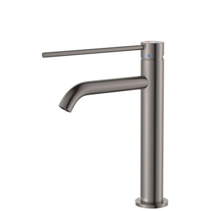 Fienza Kaya Care Basin Mixer Gun Metal Grey, 3 Sizes