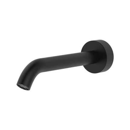 Fienza Kaya Wall Basin/Bath Outlet Matte Black , 180mm