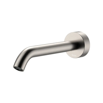 Fienza Kaya Wall Basin/Bath Outlet Brushed Nickel , 180mm