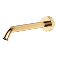 Fienza Kaya Wall Basin/Bath Outlet Brass Gold , 220mm