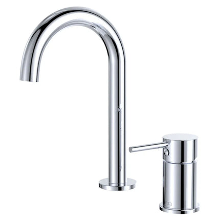 Fienza Kaya Hob Mixer and Basin/Bath Spout Set Chrome ,