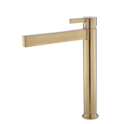 Fienza Sansa Basin Mixer Tap Urban Brass, 2 Sizes