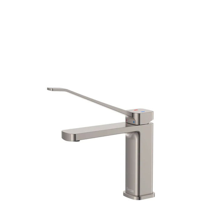 Fienza Tono Care Basin Mixer Brushed Nickel, 3 Sizes
