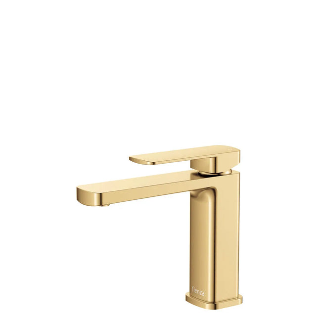 Fienza Tono Basin Mixer Brass Gold ,