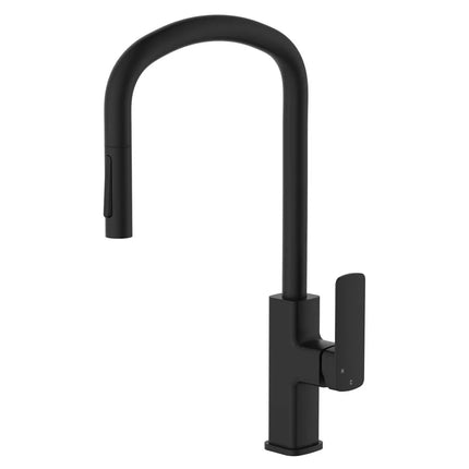 Fienza Tono Pull Out Sink Mixer Matte Black ,