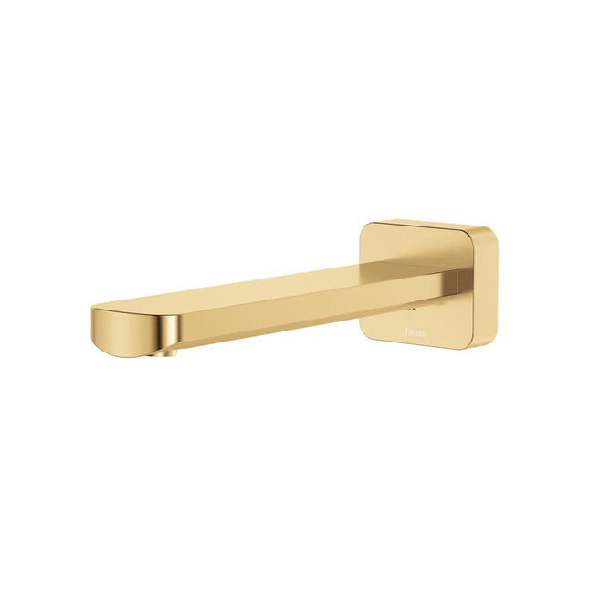 Fienza Tono Wall Basin/Bath Outlet Brass Gold , 180mm