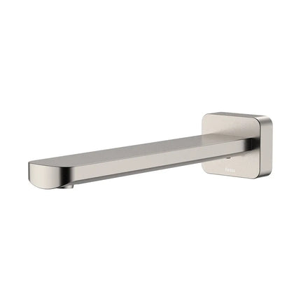 Fienza Tono Wall Basin/Bath Outlet Brushed Nickel , 220mm