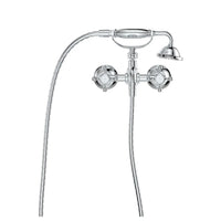 Fienza Lillian Exposed Bath Tap Set with Hand Shower Chrome ,