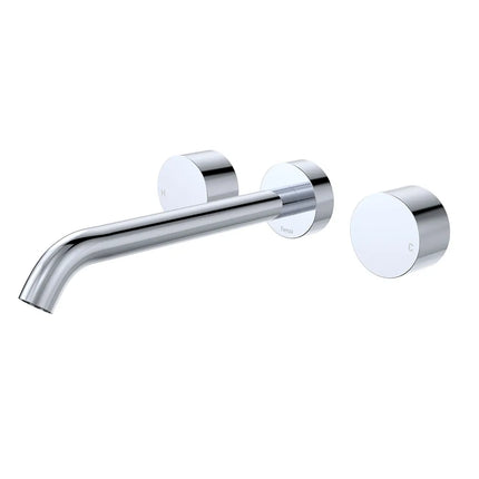Fienza Kaya Chrome Wall Mounted Basin/Bath Tap Set, 3 Pieces