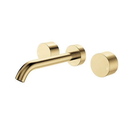 Fienza Kaya Urban Brass Wall Mounted Basin/Bath Tap Set, 3 Pieces