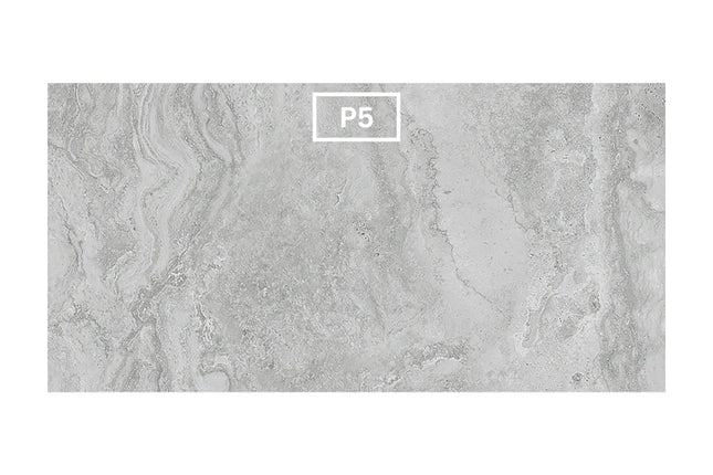 Outdoor Travertine Look Tile Silver External 300X600