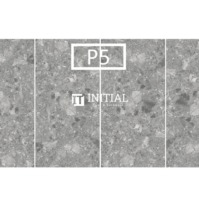 Outdoor Terrazzo Dark Grey External 300X600 ,