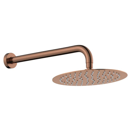 Fienza Kaya Brushed Copper Shower Arm Set