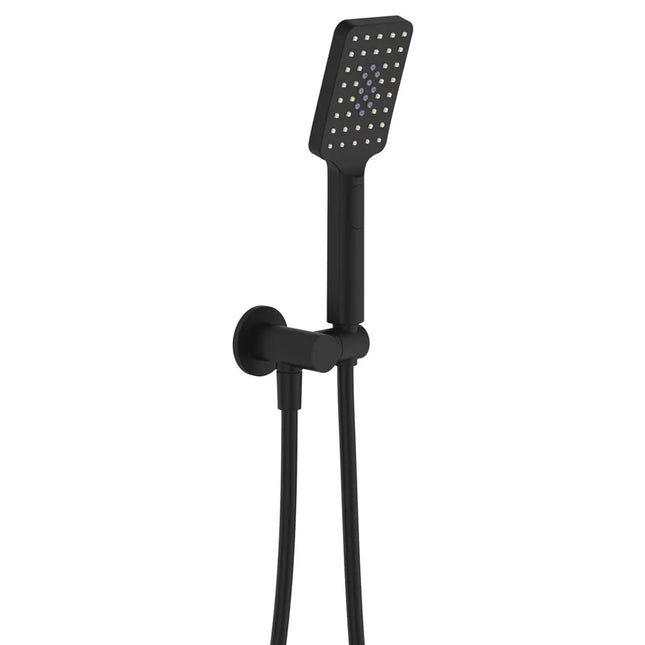 Fienza Tono Hand Shower Round Plate Matte Black ,