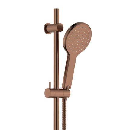 Fienza Kaya Brushed Copper Rail Shower