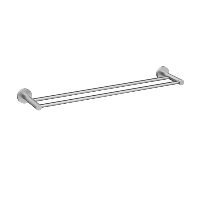 Otus Slimline Double Towel Rail Stainless Steel, 2 Sizes