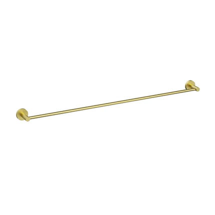 Otus Slimline Single Towel Rail Brushed Gold, 2 Sizes