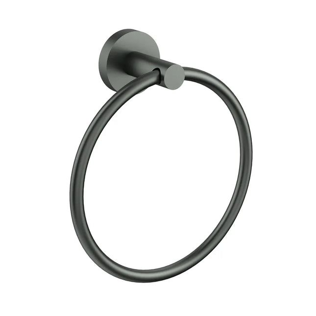 Otus Slimline Towel Ring Gun Metal Grey