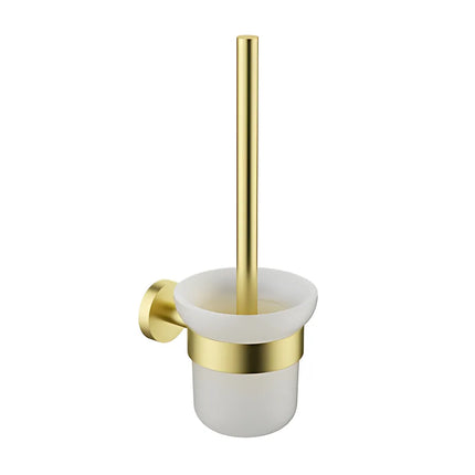 Otus Slimline Toilet Brush and Holder Brushed Gold