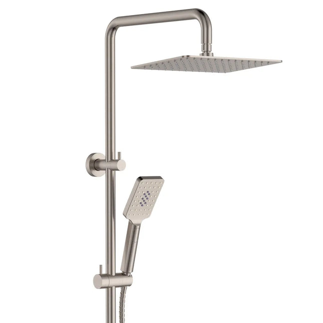 Fienza Tono Twin Shower Brushed Nickel ,