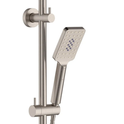 Fienza Tono Twin Shower Brushed Nickel ,