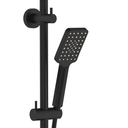 Fienza Tono Twin Shower Matte Black ,